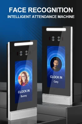 Пластиковый корпус 5 дюйма Face Recognition аутентификации температуры системы контроля доступа