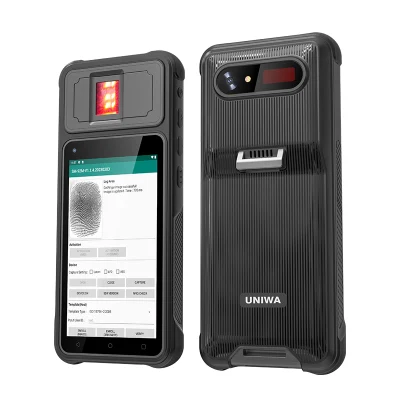 Uniwa F501 5.7 дюйма NFC Biometric Fingerprint 4G 2D Android Сканер штрих-кодов