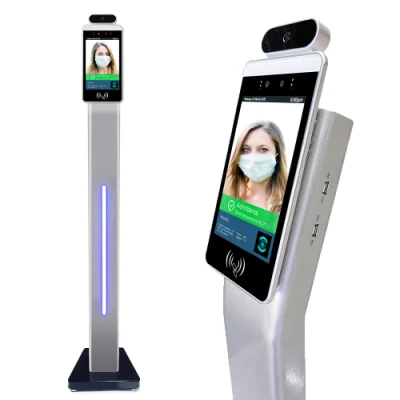 Биометрическое измерение температуры машины с Face Recognition клеммы 8 дюйма