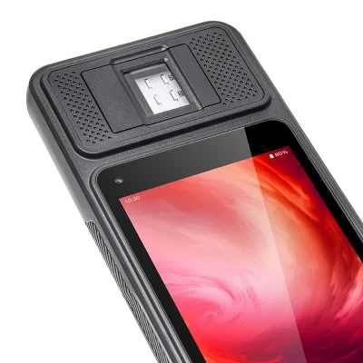 Uniwa F501 5.7 дюйма NFC Biometric Fingerprint 4G 2D Android Сканер штрих-кодов