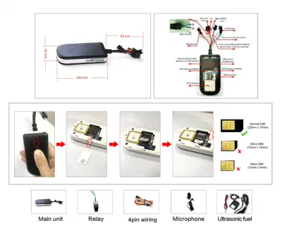 Время считывания GPS-устройства отслеживания с RFID-отслеживанием по SMS МОБИЛЬНОЕ ПРИЛОЖЕНИЕ (TN)