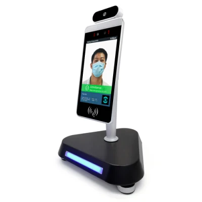 8-дюймовый Face Recognition камера с тепловой обработки изображений измерение температуры Face Recognition термометр для школы/Управление