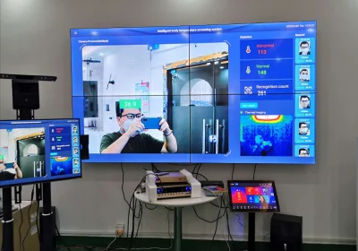 Convinent Ai Fs256 PRO тепловой формирователь изображений с желтой лихорадки обнаружения температурные испытания Обнаружение зона общественного пользования каналами аэропорта школы массовых