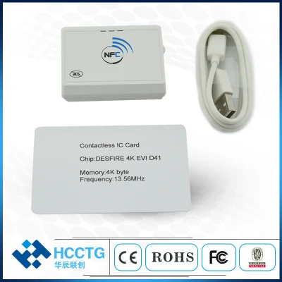 Бесконтактный считыватель NFC, 13,56 МГц, Bluetooth, Android, RFID, мобильная карта Устройство записи для чтения (ACR1311)
