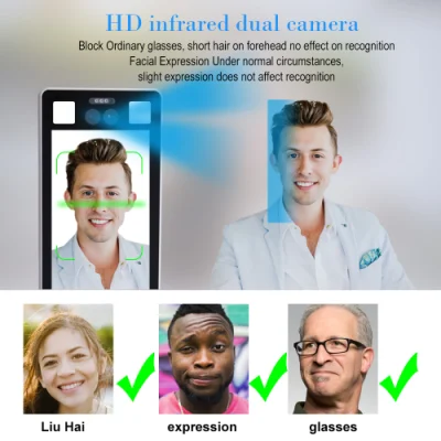 2,0 МП сумеречного света звезд IP-Face Recognition клеммой бинокулярного зрения Face Recognition камеры
