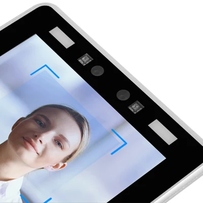 Распознавание лиц 8-дюймовый сенсорный экран IPS Android 11 PoE Планшетный ПК с бинокулярной двойной камерой
