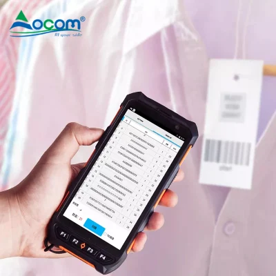 Водонепроницаемый портативный мобильный телефон 4G Терминал RFID NFC 1d 2D Сканер QR-кода Barcoder прочный Android PDA с WiFi