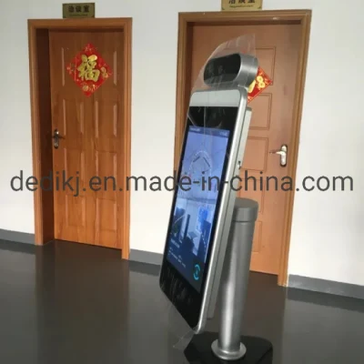 IP 65 новый 8-дюймовый распознавания цифровой ЖК-дисплей с органом для определения температуры системы контроля доступа