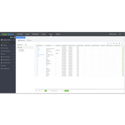 Biotime8.0 веб-программное обеспечение управления посещаемостью с дистанционным управлением посещаемостью И функция расчета заработной платы (UTime Master)