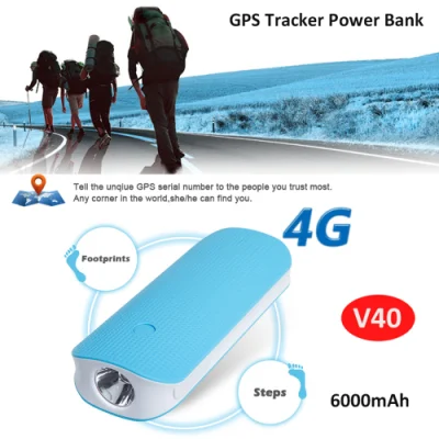 Новый разработанный модуль питания GPS с длительным временем ожидания 4G 6000 мА/ч. Устройство отслеживания GPS Spy в реальном времени V40