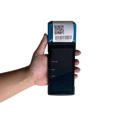 Портативный POS-терминал с функцией распознавания отпечатков пальцев Smart Fingerprint Recognition с термочеком Система POS принтера S81