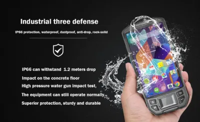 Android 4G WiFi 3G камера биометрический сканер отпечатков пальцев Java с Сканер двухмерных штрихкодов 1d