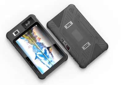 8-дюймовый 1280X800 IPS экран 4G LTE Mtk6771 четырехъядерного процессора считыватель отпечатков пальцев и прочных Water-Proof IP67 Android9.0 планшетного ПК с 4 ГБ 64ГБ/SIM-карты/NFC/Bluetooth планшетный ПК