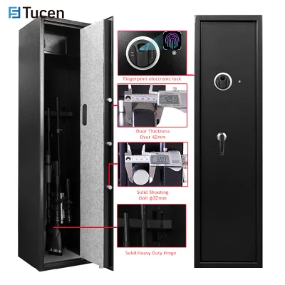 Tucen Home Скрытый шкаф с пистолетом Безопасный стрелковый хранение Коробка
