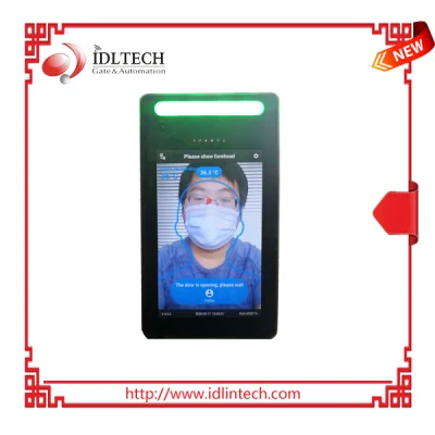 Face Recognition терминал с тепловой инфракрасный измерение температуры и времени для системы контроля доступа