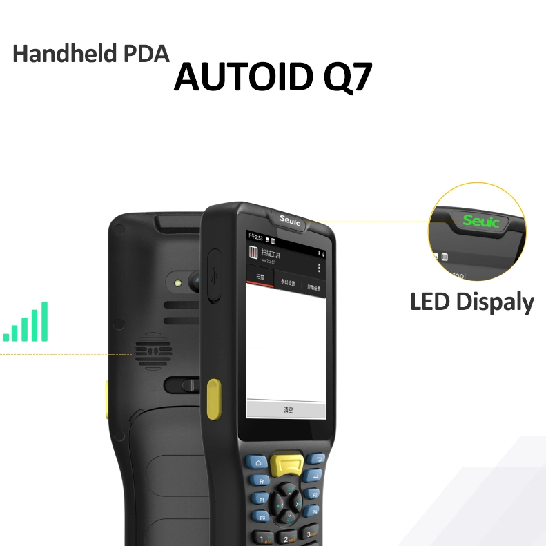 Barway Autoid Q7 Data Collector Portable Biometric Fingerprint Scanner Android Handheld PDA Handheld Computer Android 9.0