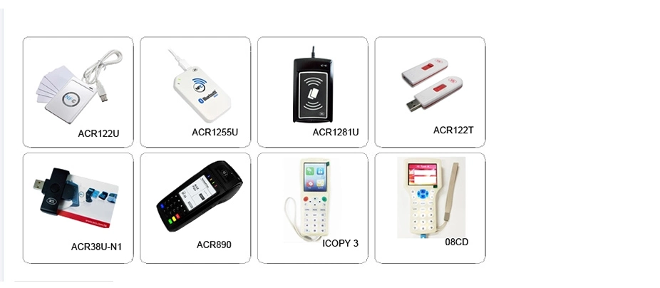 Android Micro ISO USB 125kHz 13.56MHz RFID ID-IC Card Reader Copier