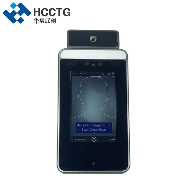 HS-640 Face Temperature Measurement Green Code Scanner (Linux version) Health Checking (By QR Scanner) +Access Control+Temprature Detection+Face Recognition