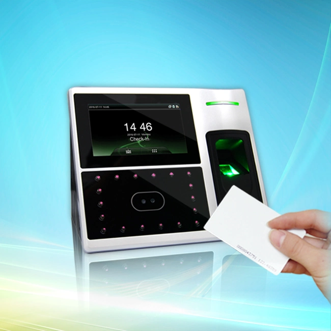 (FA1-H/ID+W) ID Card Fingerpritn &amp; Facial Recognition Time Attendance System with WiFi Function