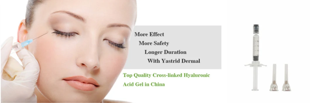 2ml Authentication Safe Injectable Sodium Remove Wrinkles Nasolabial Folds Hyaluronate Gel Hyaluronate Acid Dermal Filler