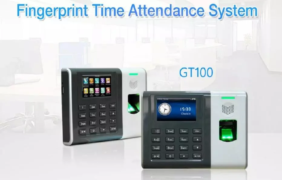 Biometric Fingerprint Time Clock Recorder Machine for Employee Office (GT100)