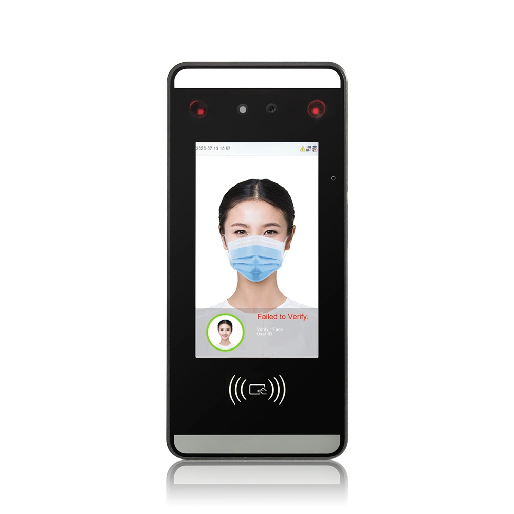 Mask Detection Face Palm Card Time Attendance Device with TCP &amp; WiFi Function