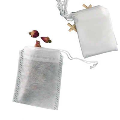 80 X 100mm Drawstring Disposable Non-Woven Infusers Tea Bags Single String