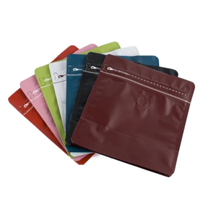 1kg Resealable Customized Kraft Bags Valve and with Zipper Coffee Bean Bag
