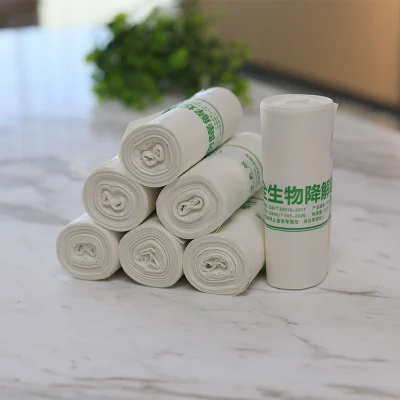 Custom Plastic Disposable Trash Bag on Roll Bio Degradable Garbage Bag