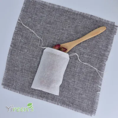 Yireen&prime;s 60 X 80mm Food Grade Paper Tea Filter Bags Double Drawstring Disposable Coffee Pouches with Threads