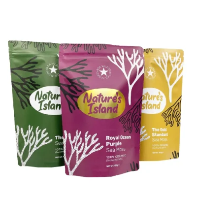 Bottom Pouch Side Gusset Custom Printed Coffee Bag Food Snack Package