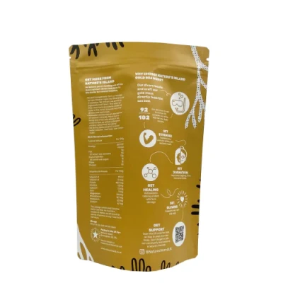 Bottom Pouch Side Gusset Custom Printed Coffee Bag Food Snack Package