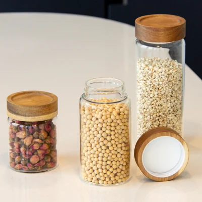 175ml 250ml 300ml 380ml 500ml Storage Glass Jar Paper Box Package
