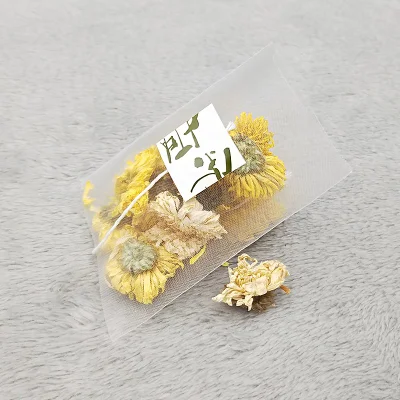 Biodegradable High Quality Pyramid Heat Seal Empty Corn Fiber Triangle Tea Bag