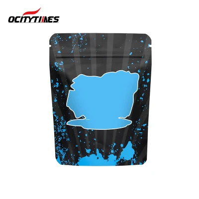  China Factory Wholesale Custom Aluminized Smell Proof Moisture Proof Seed Dried Flower Tea Candy Plastic Packaging Mylar Ziplock Bags Zipper Packaging
