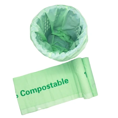 Custom Plastic Disposable Trash Bag on Roll Bio Degradable Garbage Bag