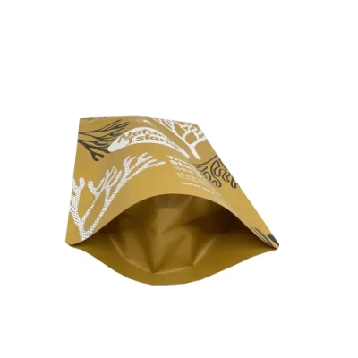 Bottom Pouch Side Gusset Custom Printed Coffee Bag Food Snack Package