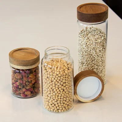 175ml 250ml 300ml 380ml 500ml Storage Glass Jar Paper Box Package
