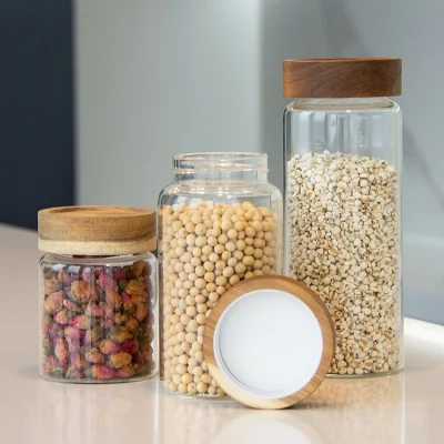 175ml 250ml 300ml 380ml 500ml Storage Glass Jar Paper Box Package