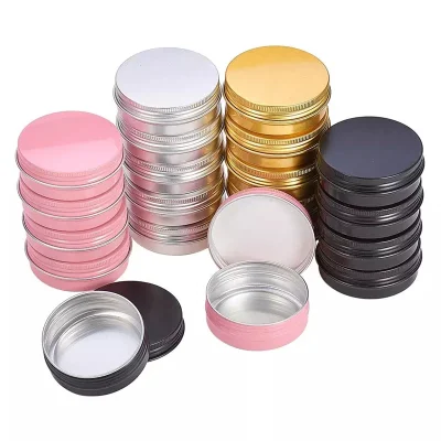 Wholesale DIY Candle Container Jars Empty Candles Tin Aluminum Jar