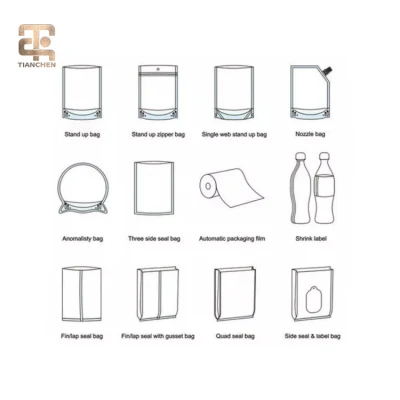 Zipper Self-Standing Plastic Bath Natural Salt Stand up Pouch Clear Ziplock Packaging Bag