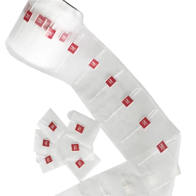  Customize Cotton Teabags PLA Tea Filter Roll Bags Biodegradable String