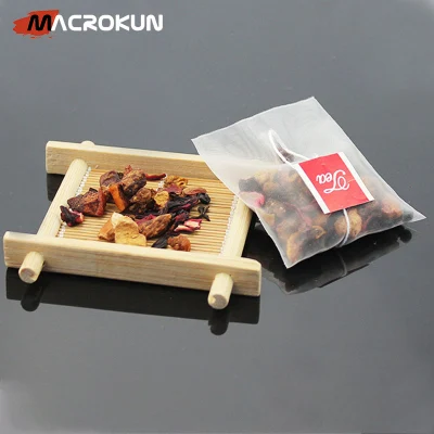 Custom Printed Pyramid Biodegradable Tea Packaging Nylon Tea Bag