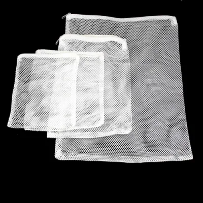 Black White Filter Net Bag Mesh Bag Aquarium Fish Tank Bag