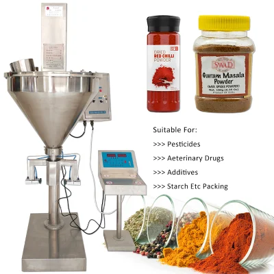 500g 1000g Auger Filler Cinnamon Ginger Powder Powder Filling Packing Machine