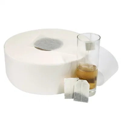  Food Grade White Unbleached Wood Pulp Heat Seal Tea Bag Filter Paper in Rolls