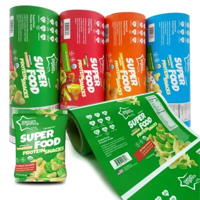 Custom Foil Laminated Instant Coffee Milk Matcha Tea Automatic Packaging Roll Film