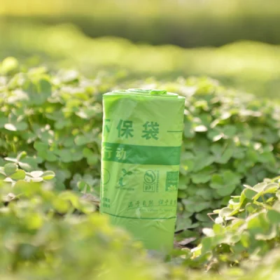 Custom Plastic Disposable Trash Bag on Roll Bio Degradable Garbage Bag