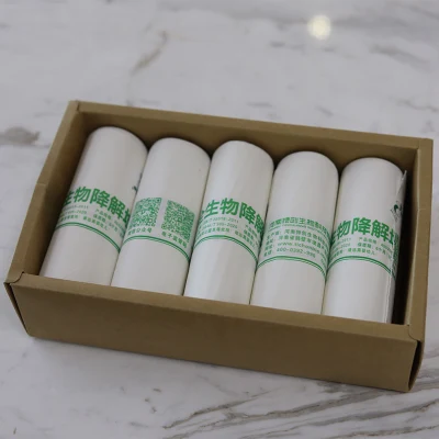 Custom Plastic Disposable Trash Bag on Roll Bio Degradable Garbage Bag