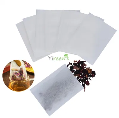 Biodegradable Disposable 60 X 80mm Empty Tea Bags, Food-Grade Filter Paper Bag, Heat Sealing Tea Filters Coffee Filters